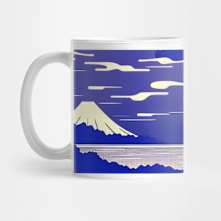 A pleasant moment in front of Mt. Fuji Mug